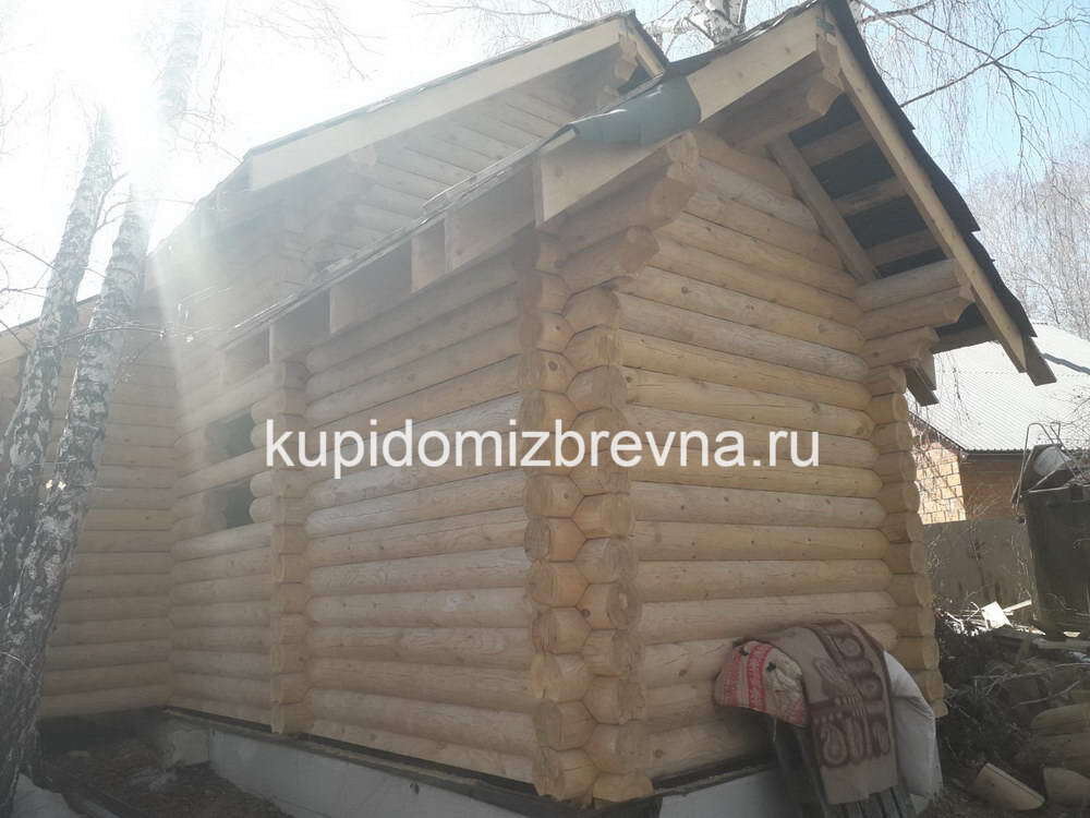 Завершено строительство дома-бани Курчатовец