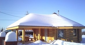 Зима близко! Строительство дома из оцилиндрованного бревна